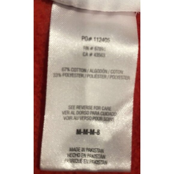 San Francisco 49ers Hoodie Sweatshirt Youth Medium Red NFL Team Apparel - Picture 10 of 12